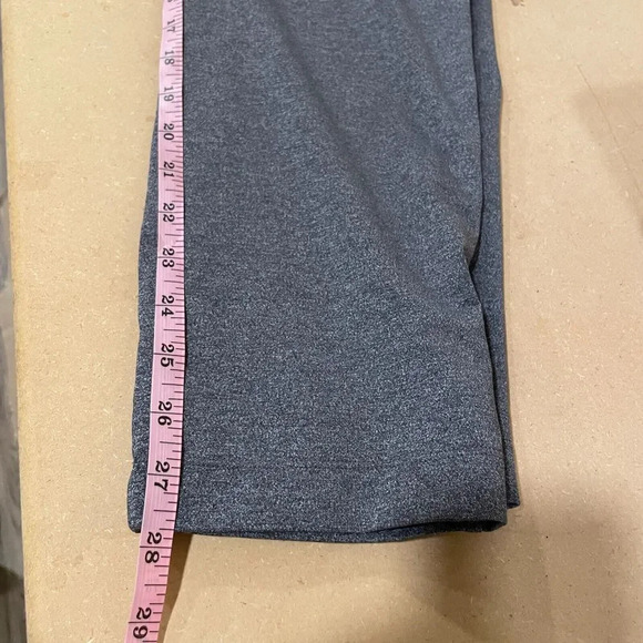 Lululemon On The Fly Pant 27" Heathered Gray Full-On Luxtreme Sz 4 Athleisure - Picture 8 of 10